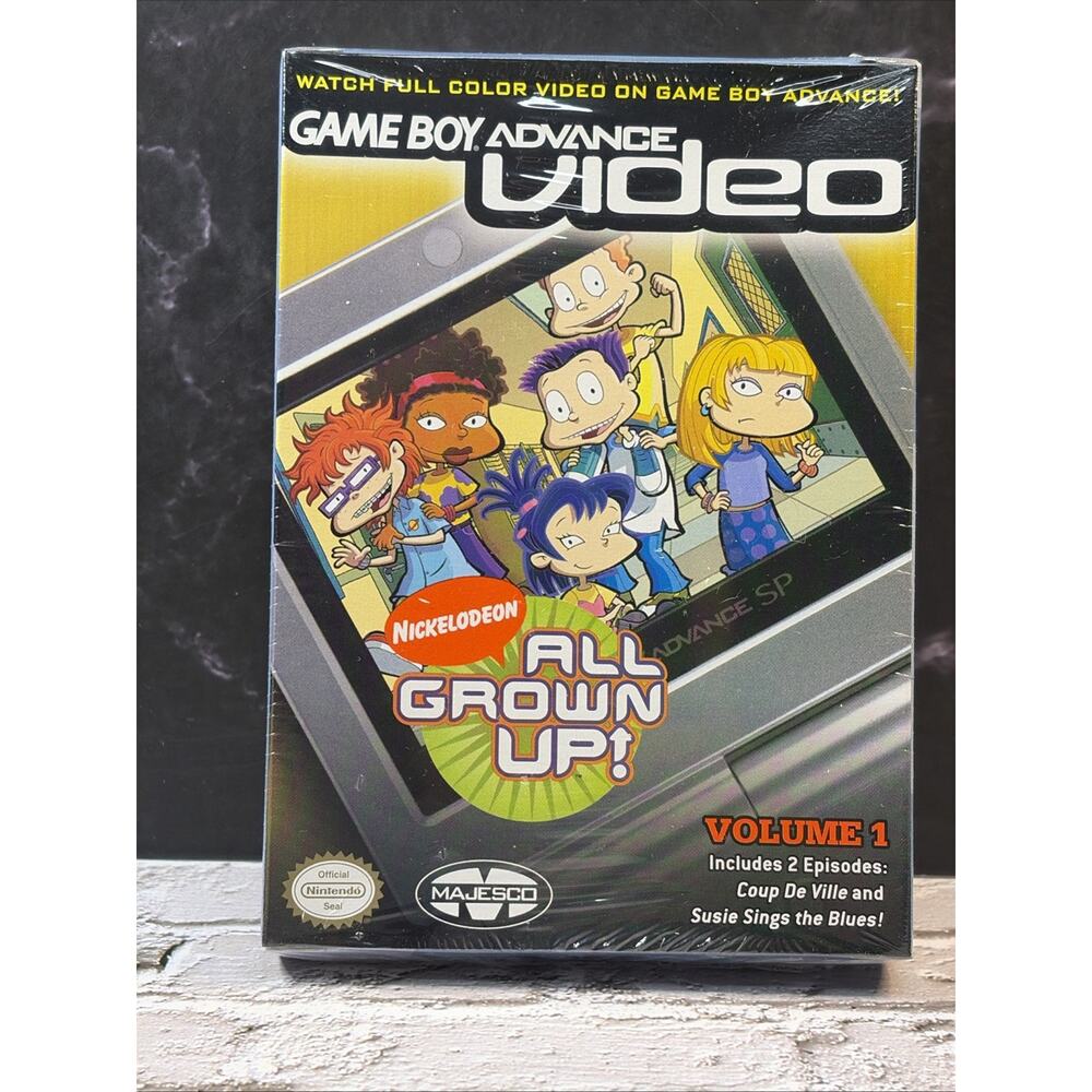 GBA Video - All Grown Up Volume 1 for Gameboy Advance - NEW SEALED